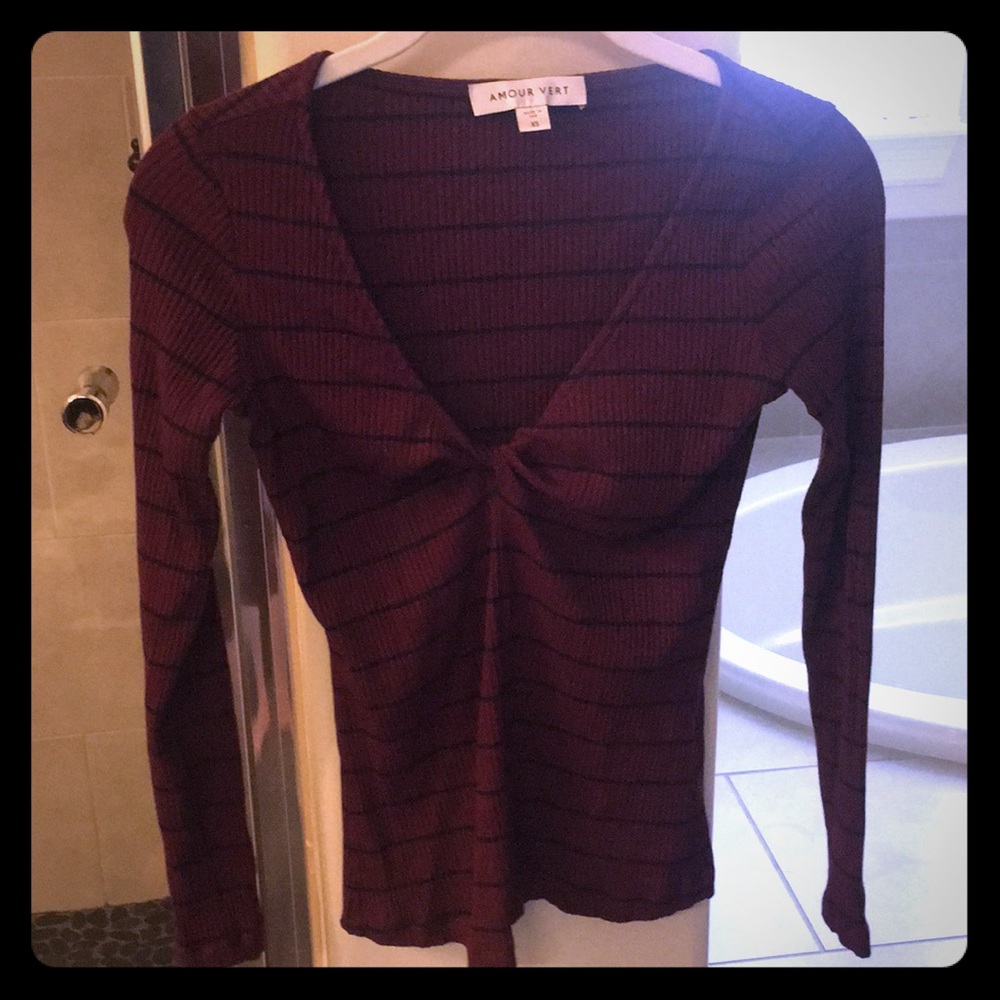 Amour Vert long sleeved cotton shirt.